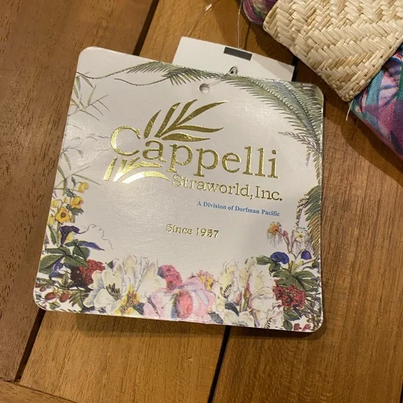 NEW Cappelii Purse Tropical Palm Leaves - Picture 9 of 13